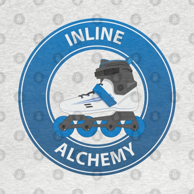 Inline Alchemy - Blue Inline skate & rollerblade by Whiterai